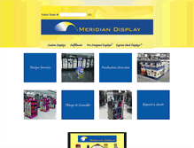Tablet Screenshot of meridiandisplay.com